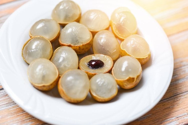 Fresh longan fruit